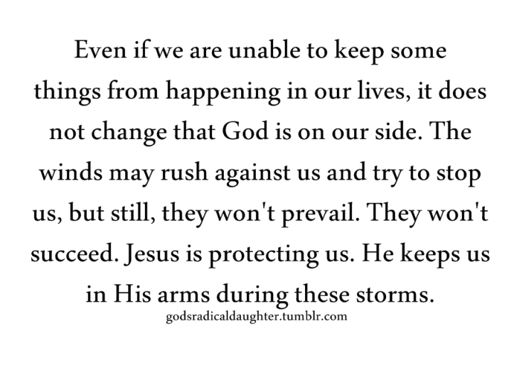 holding in the storm